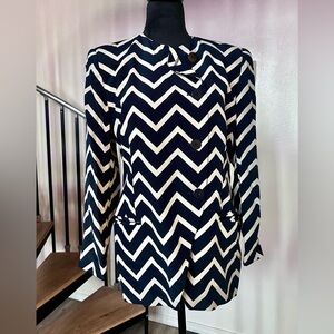 Vintage Giorgio Armani Chevron Blazer